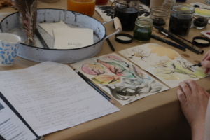 "Caveman Comics and Nature Ink Making" with Roberta Ziemba