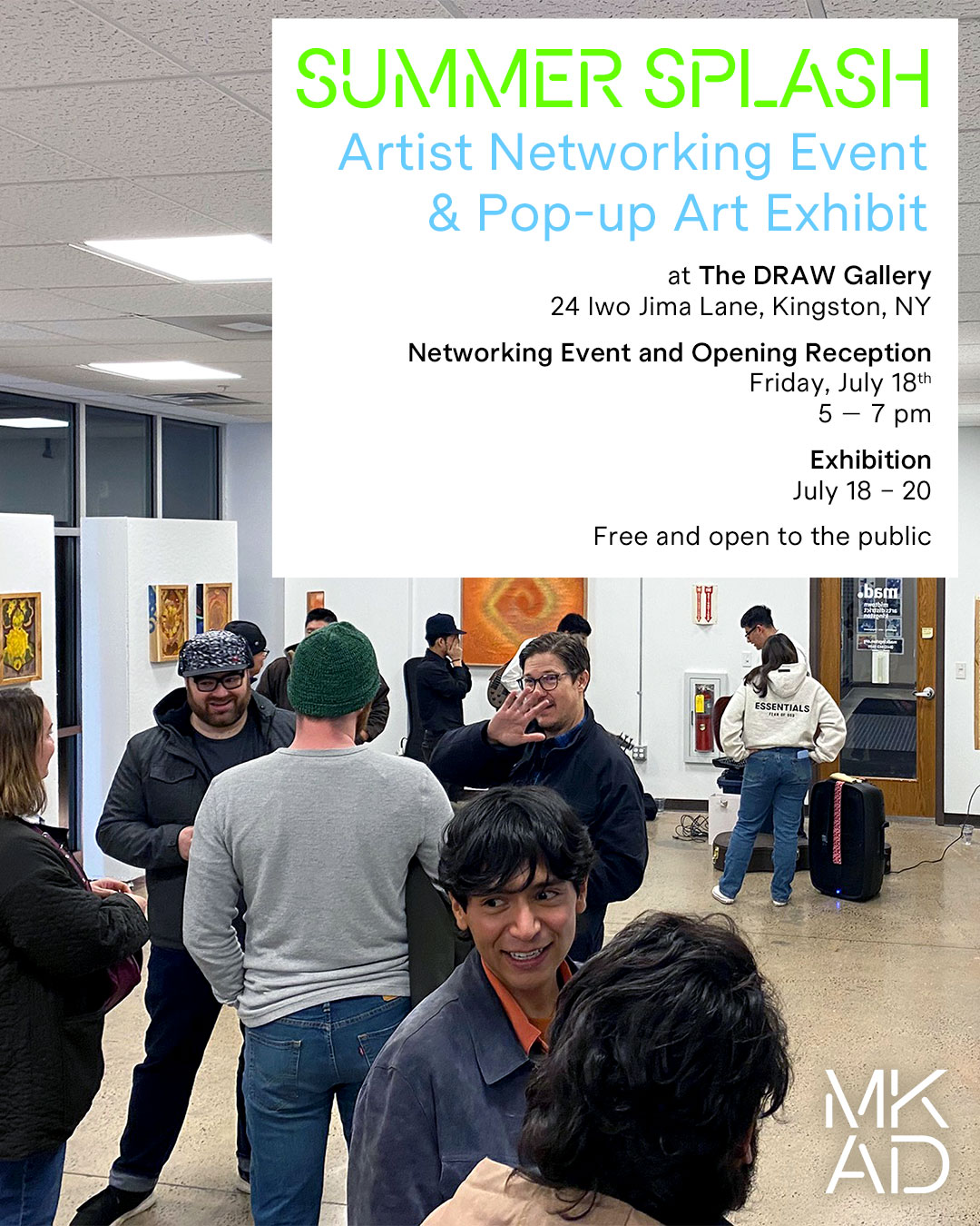 Summer Splash: Artist Networking Event & Pop-up Art Exhibit