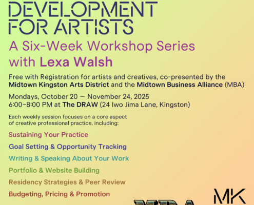Professional Development for Artists: A Six-Week Workshop Series with Lexa Walsh
