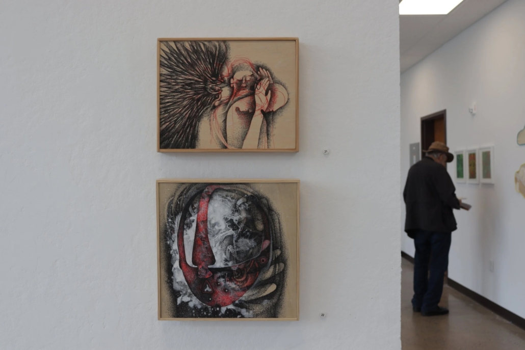 The Annual Teaching Artists Show, Sept. 16-Oct. 28, 2023 Artist including Wayne Montecalvo, Tatana Kellner, Natalie Renganeschi, Ana O’Keefe, Lara Giordano, Beth Humphrey, Chris O’Neal, Laura Moriarty, Carol Struve, Judith Hoyt, Josh Kramb and Maxine Leu.