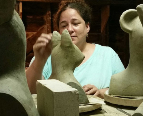 Undine Brod Working at Watershed