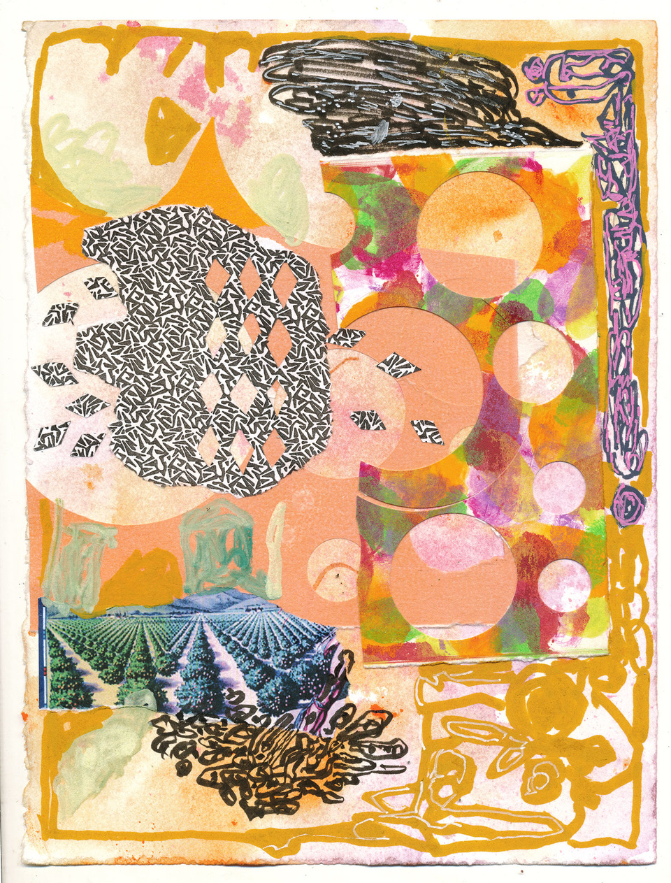 "Heaven for the Moon"
10" x 7.5 "
Mixed Media Collaboration Collage
2026